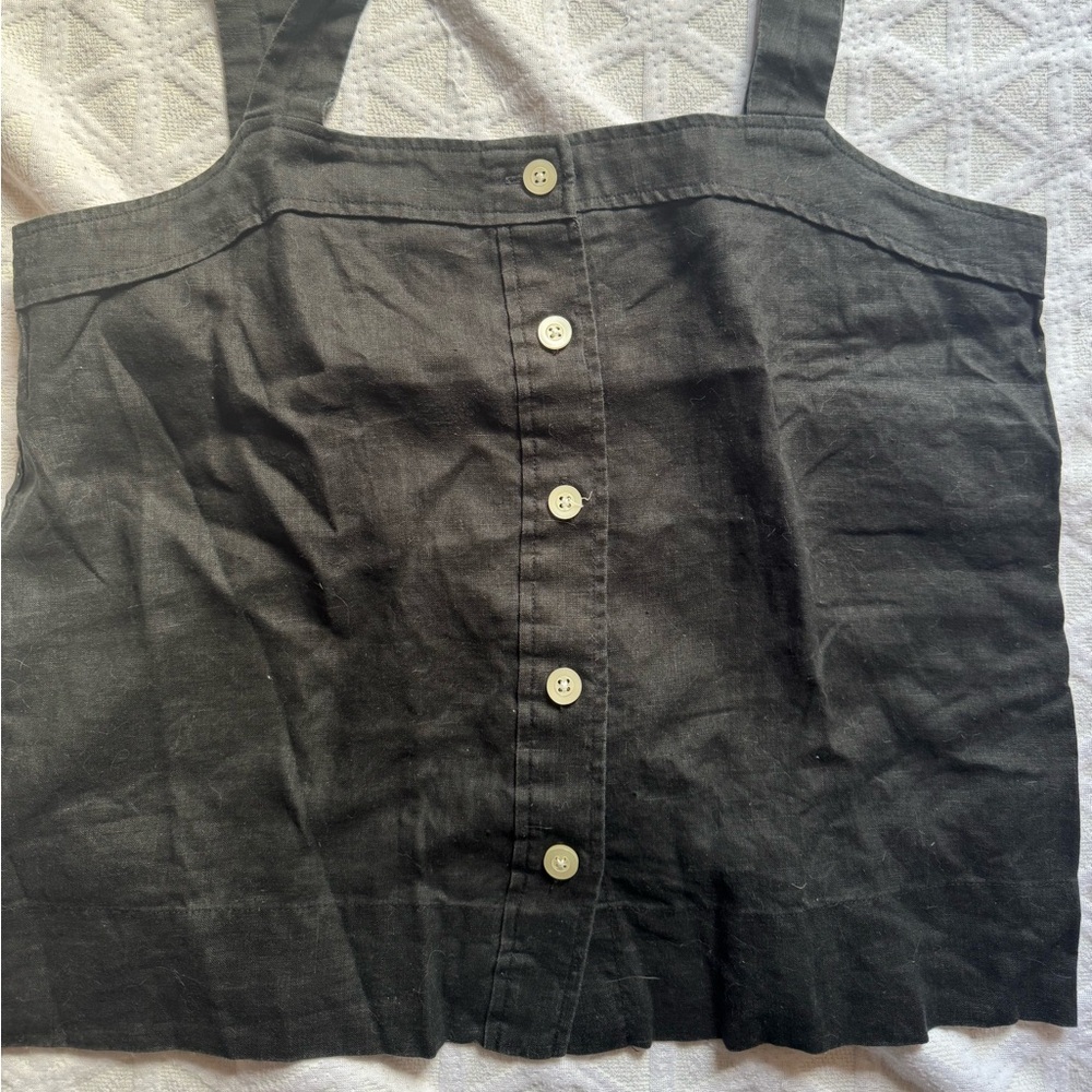 Everlane linen picnic tank